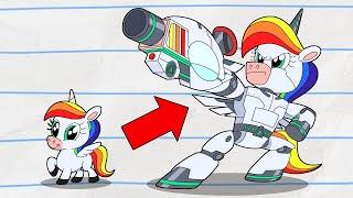 ROBOT RESCUE UNICORN! | (NEW) Boy & Dragon | Cartoons For Kids | WildBrain Fizz