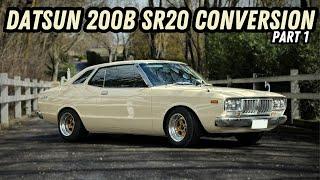 SR20 Converting my mates DATSUN 200B. Part 1