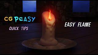 Blender Easy Flame Tutorial