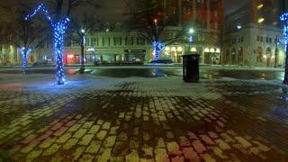 Time-lapse of snowstorm in Pittsfield, Massachusetts