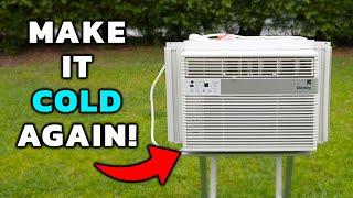 How to Clean Window AC (No Coil Cleaners)