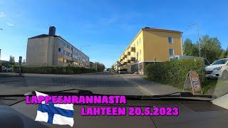 Driving Lappeenranta to Lahti, Finland 20.5.2023