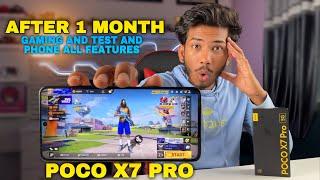 Poco x7 pro gaming after 1 month performance and gaming test and all features