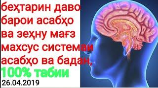 БЕХТАРИН ДОРУИ ГИЁХИ БАРОИ АСАБҲО ВА ҲОФИЗАИ МНСОН ҲАТМАН БУБИНЕД.