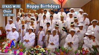 EFKAS Wiri CHOIR - Happy Birthdays 6 October 2024