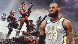 If LeBron James Played Fortnite Battle Royale!