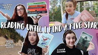 i can't stop reading backlist books until I find a five star [reading vlog, backlist bonanza ep. 4]