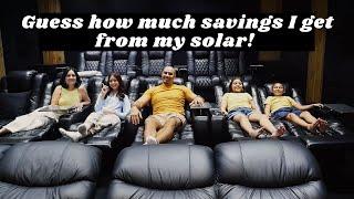 Guess how much savings I get from my solar!