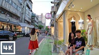 Taipei Zhongxiao Dunhua Shopping Streets at 6pm | Taiwan Walk 4K