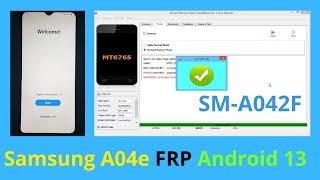 Samsung Galaxy A04e frp bypass | android 13 | with SP Flash tool