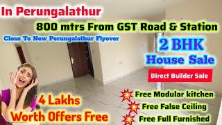 In PerungalathurReady to Occupy 2bhk House SaleWalkable Distance from Railway stn & GST