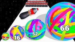 Flexy Runner 3D Full Gameplay - MAXIMUM LEVEL LAYER RUN (From 1 to 50 LVL) Level Up Satisfying ASMR