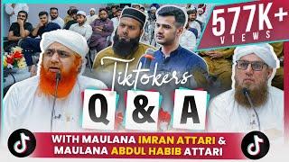 TikTokers at Faizan e Madina | Q&A Session | Maulana Imran Attari & Abdul Habib Attari | Meetup 2023