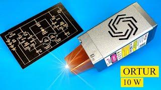 how to make a circuit by ORTUR Laser Master 3 Laser Engraver