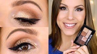 Maybelline the City Mini Palette | Gold and Bronze Eyeshadow Tutorial