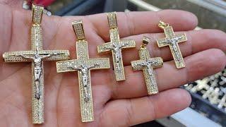 paiza jewelry vlog's. new 14k gold cross charms. we take zelle payments and offer free shipping.