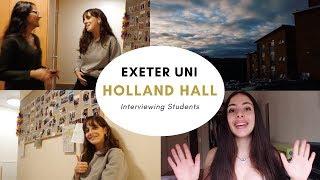 Exeter University Accommodation Holland Hall Interview | What it's like for international students!!