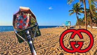 Gucci Wallet LOADED With Cash Found Metal Detecting!!