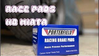 New Race Brake Pads for NB Miata | Porterfield R4