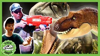 The Dinosaur Theme Park Escape! |  T-Rex Ranch Dinosaur Videos
