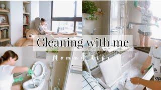 【cleaning with me】浴室大掃除/掃除清潔用品分享/清潔方法分享/掃除後工具清潔和收納方法/自製雜醬麵