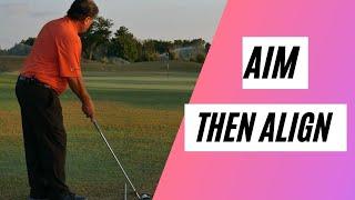 John Hughes Golf - The Difference Between Aim and Alignment Part 2 - Aim then Align