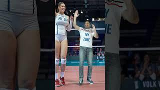 10ft+ Woman Volleyball Star's Dance Moves Will Blow Your Mind! Tall Girl #tallmodel | Tall Woman