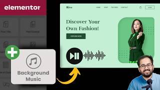 Elementor - Add Background Music to your Website