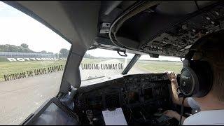 Landing runway 06 Rotterdam The Hague Airport (RTM EHRD)