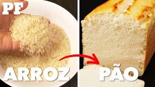  PÃO DE ARROZ: simples, barato e no LIQUIDIFICADOR! (vegano e sem glúten)