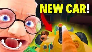 DRIVING GRANNY'S LAWN MOWER in NEW UPDATE! (I Am Cat VR)