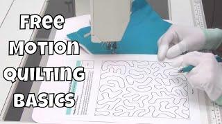 Beginner Free Motion Quilting on a Sewing Machine + Stitch Stippling