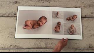 Lay-flat Luxury Album - Family Newborn Photography - Vancouver, BC