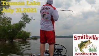 I hooked a giant with just MINUTES left!  Smithville Bassmasters Truman Lake July 2021