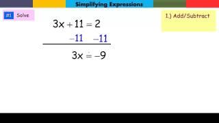 Solving Two-Step Linear Equations