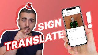 Google Translate for Sign Language