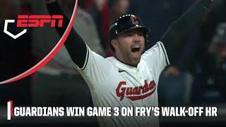 GAME 3 WALKOFF  David Fry’s HR wins it for Cleveland | ESPN MLB