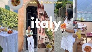 ITALY VLOG  | girls trip to milan and lake como, adventurous & relaxing days