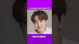 Unknown Facts about BTS  #shorts #factspy