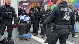 Demonstrationen rund um den Nahostkonflikt in Halle