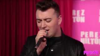 Naughty Boy ft. Sam Smith - "LA LA LA" (Acoustic Perez Hilton Performance)