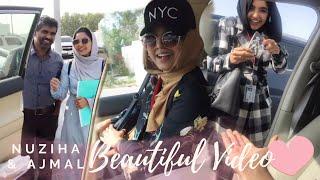 Nuziha Ajmal Coming Back From Work |Ajmal Shooting|Beautiful Video Compilation️| Nuziha Ajmal Vlogs