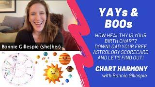  How HEALTHY Is Your Astrology Chart?  YAYs & BOOs Chart Harmony SCORING System