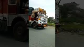 Tata ki mast 12 Tyre Truck Full Lodig||Indian Tata truck video || truck lover video || #short_video