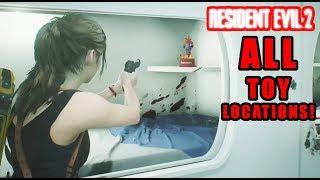 Resident Evil 2 Remake - Every Mr Raccoon Toy Location Guide (How To Get the Unbreakable Knife!)