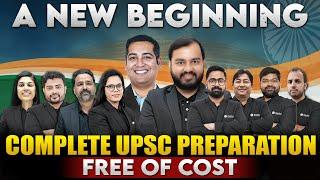 A New Beginning - COMPLETE UPSC PREPARATION !! @FREE OF COST 