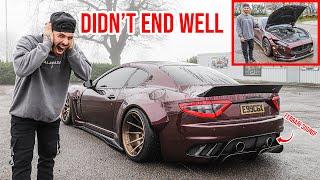 I STRAIGHT PIPED THEN CRASHED MY MASERATI GRANTURISMO