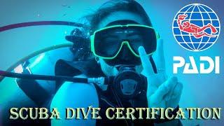 Getting PADI Scuba Dive Certified