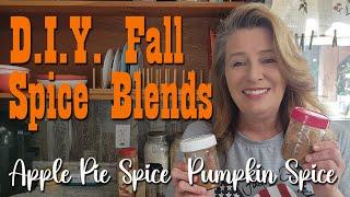 My 2 Favorite Fall Spice Blends ~ Apple Pie Spice & Pumpkin Spice DIY