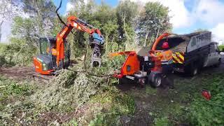 TFG Tree Service Digger Wood Chipping